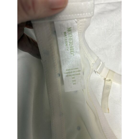 motherhood maternity nursing bra 40C White Polka Dot - Picture 7 of 7